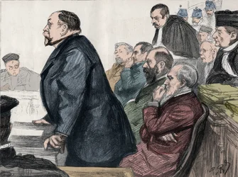 パナマのスキャンダル（1892-1897）：1893年2月8日のパレスドジャスティスでのパナマ運河会社の取締役の裁判と判決。